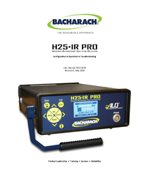 Thumbnail of document Manual - H25-IR PRO Gas Leak Analyzer